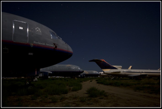 Illustration for article titled Silent scenes from the airplane graveyards of the American Southwest